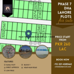 Plot for Sale in DHA Phase 7 Lahore Block V | Mohsin Estate
