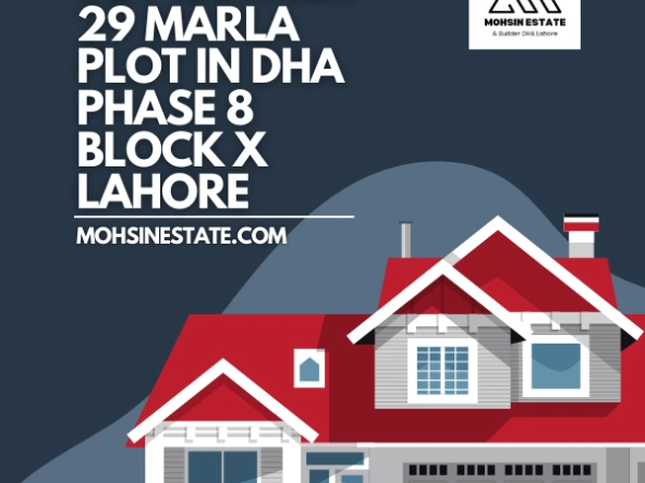 Buy Corner 29 Marla Plot in DHA Phase 8 Block X Lahore