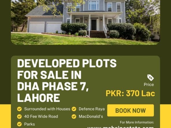 Developed Plots for sale in DHA Phase 7 Lahore