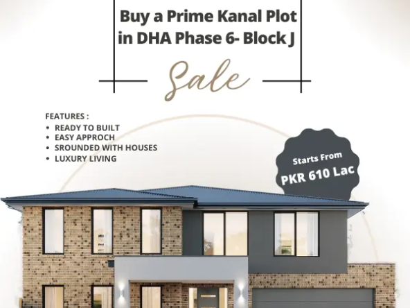 Buy a Prime Kanal Plot in DHA Phase 6 - Block J for Sale