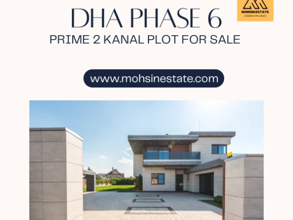 Prime 2 kanal Plot for Sale in DHA Phase 6, Lahore | Located in Block A