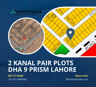 2 Kanal Pair Plots | DHA 9 Prism Lahore