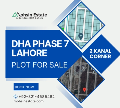 2 Kanal Plot for Sale in DHA Phase 7 Lahore