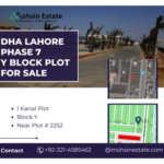 DHA Lahore Phase 7 Y Block Plot No 2252 for Sale