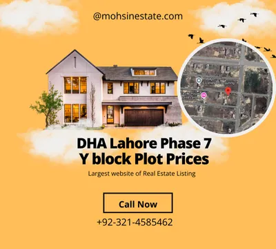 DHA Lahore Phase 7: Y Block Plot Prices