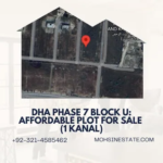 DHA Phase 7 Block U: Affordable Plot for Sale (1 Kanal)