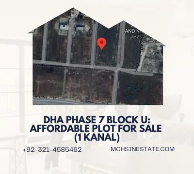 DHA Phase 7 Block U: Affordable Plot for Sale (1 Kanal)