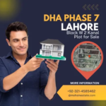 DHA Phase 7 Lahore Block W 2 Kanal Plot for Sale