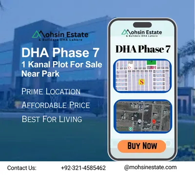 DHA Phase 7 S Block 1 Kanal Plot for Sale Near Park