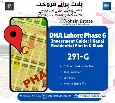 Investment Guide 1 Kanal Residential Plot in DHA Phase 6 G Block Lahore
