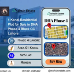 1 Kanal Residential Plot for Sale in DHA Phase 4 Block CC Lahore