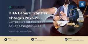 DHA Lahore Transfer Charges 2025-26 – Plot Taxes & Fee