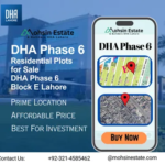 Residential Plots for Sale DHA Phase 6 Block E Lahore