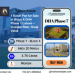 1 Kanal Plot for Sale in Block X DHA Phase 7 Lahore – Investor Rate, Great Value