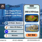 Buy 5 Marla Plot in DHA Phase 9 Prism Lahore – Low Price