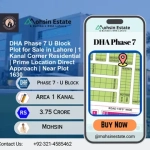 DHA Phase 7 U Block Plot for Sale in Lahore 1 Kanal Corner Residential Prime Location Direct Approach Near Plot 1630