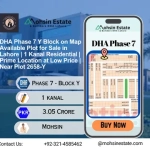 DHA Phase 7 Y Block on Map Available Plot for Sale in Lahore | 1 Kanal Residential | Prime Location at Low Price | Near Plot 2658-Y
