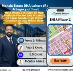 DHA Phase 2 R Block on Map Available Plot for Sale in Lahore 2 Kanal Residential Prime Location on Low Price Near Plot 26-R