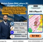 DHA Phase 9 Prism E Block on Map Available Plot for Sale in Lahore 1 Kanal Residential Possession Plot at Low Price Near Plot 173-E