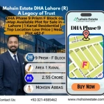 DHA Phase 9 Prism F Block on Map Available Plot for Sale in Lahore 1 Kanal Residential Top Location Low Price Near Plot 462-F