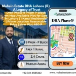 DHA Phase 9 Prism P Block on Map Available Plot for Sale in Lahore 1 Kanal Residential Prime Location Reasonable Price Near Plot 480-P