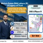 1 Kanal Plot for Sale DHA Phase 9 Prism B-Block – May 2026 Price Update