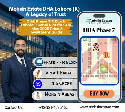 DHA Phase 7 R Block Lahore: 1 Kanal Plot for Sale – May 2026 Price & Investment Guide