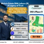 DHA Phase 9 Prism D Block 1 Kanal Plot for Sale – May 2026 Price & Investment Outlook
