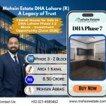 1 Kanal House for Sale in DHA Lahore Phase 3 Z Block – Investment Opportunity [June 2026]