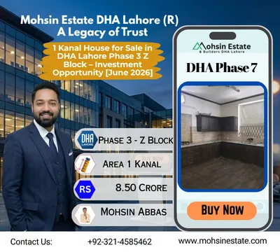 1 Kanal House for Sale in DHA Lahore Phase 3 Z Block – Investment Opportunity [June 2026]