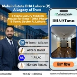 5 Marla Luxury Modern House for Rent – DHA Phase 9 Town Sector A Lahore