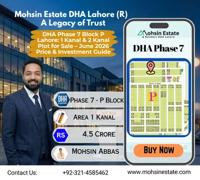 DHA Phase 7 Block P Lahore 1 Kanal & 2 Kanal Plot for Sale – June 2026 Price & Investment Guide