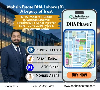 DHA Phase 7 T Block (Overseas Enclave Proximity) 1 Kanal Plot for Sale – June 2026 Price & Investment Guide