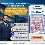 DHA Phase 7 X Block Lahore Plot for Sale – June 2026 Price & Investment Guide