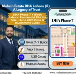 DHA Phase 7 Y Block Lahore Residential Plot for Sale – June 2026 Price & Investment Guide