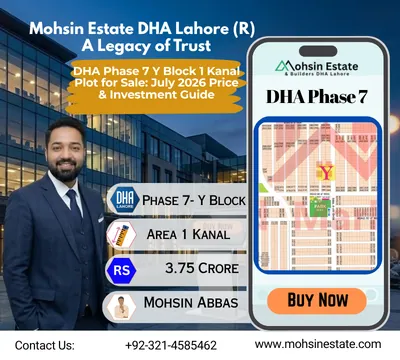 DHA Phase 7 Y Block 1 Kanal Plot for Sale July 2026 Price & Investment Guide