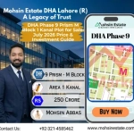 DHA Phase 9 Prism M Block 1 Kanal Plot for Sale July 2026 Price & Investment Guide