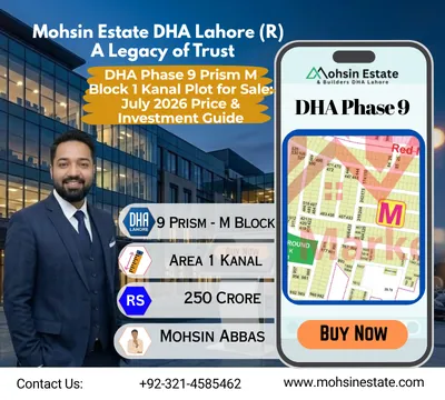 DHA Phase 9 Prism M Block 1 Kanal Plot for Sale July 2026 Price & Investment Guide