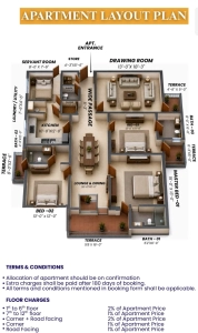 Askari 11 Sector D Apartment Layout Plan