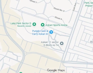 Visit Google Askari XI Sector D Lahore Location & Map