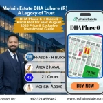 DHA Phase 6 H Block 2 Kanal Plot for Sale August 2026 Price & Exclusive Investment Guide