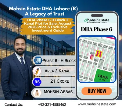 DHA Phase 6 H Block 2 Kanal Plot for Sale August 2026 Price & Exclusive Investment Guide