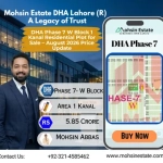 DHA Phase 7 W Block 1 Kanal Residential Plot for Sale – August 2026 Price Update