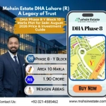 DHA Phase 8 Y Block 10 Marla Plot for Sale August 2026 Price & Investment Guide
