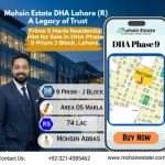 Prime 5 Marla Residential Plot for Sale in DHA Phase 9 Prism J Block Lahore