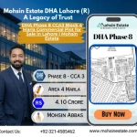 DHA Phase 8 CCA3 Block 4 Marla Commercial Plot for Sale in Lahore Mohsin Estate