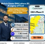 DHA Phase 9 Prism L Block Low Price 1 Kanal Plot for Sale