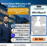 1 Kanal Plot for Sale in DHA Phase 9 Prism Lahore