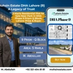 5 Marla Residential Plot for Sale Near Park in DHA Phase 9 Prism Q Block, Lahore Price & Buyer Guide