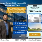 DHA Phase 9 Prism Lahore R Block 5 Marla Plot For Sale – A Practical Plot for Your First DHA Home